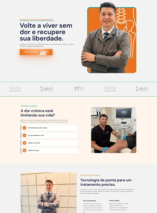 Layout de alta conversão para páginas de captura criado pela Head Marketing