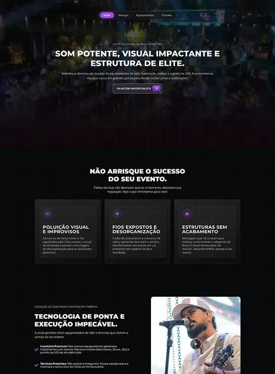 Layout de alta conversão para páginas de captura criado pela Head Marketing